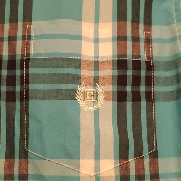 NWOT Chaps Men's Long Sleeve Plaid  Button Down Shirt Size Medium - Picture 4 of 10